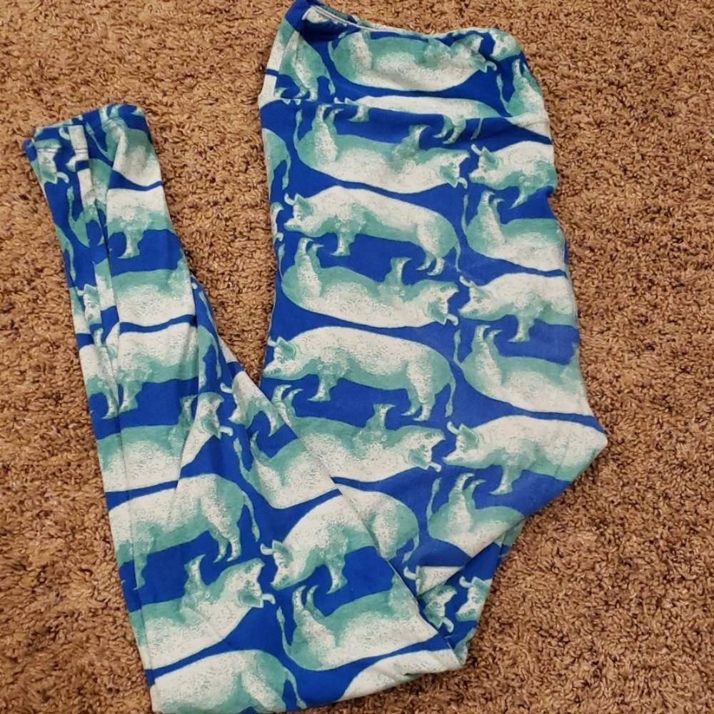 TC LulaRoe Pig leggings